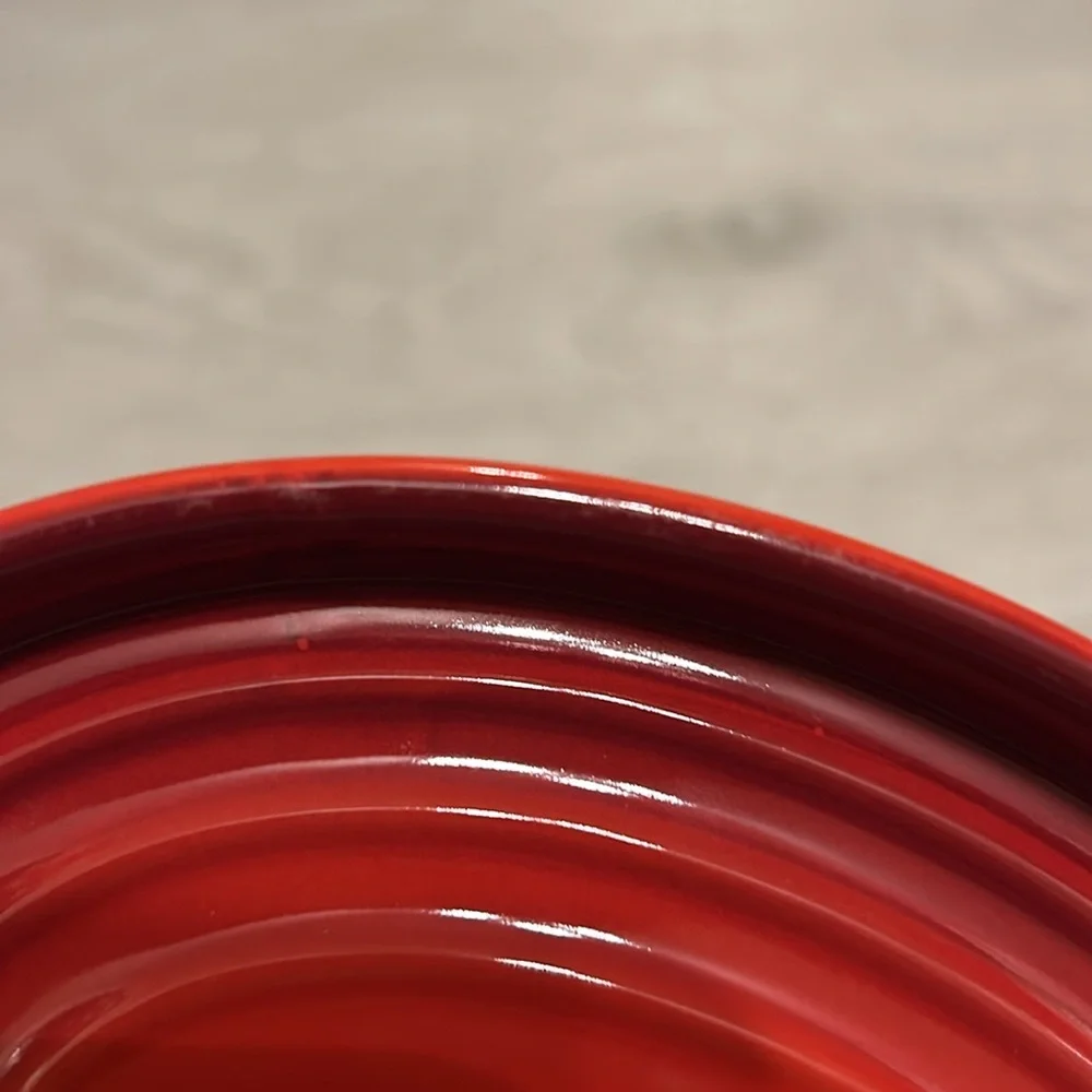 Le Creuset bright red